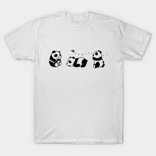 Panda Cute Kawaii Bamboo Children Pandas Funny China T-Shirt